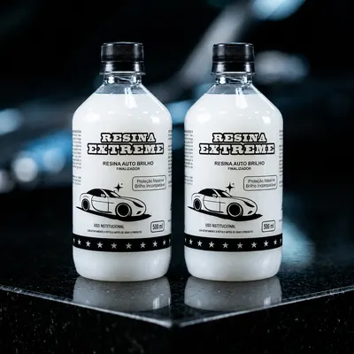 Kit 2 Frascos Resina Automotiva